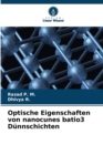 Optische Eigenschaften von nanocunes batio3 Dunnschichten - Book