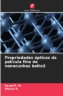 Propriedades opticas da pelicula fina de nanocunhas batio3 - Book