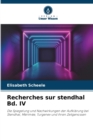 Recherches sur stendhal Bd. IV - Book