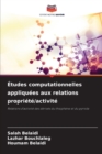 Etudes computationnelles appliquees aux relations propriete/activite - Book