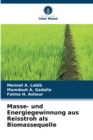 Masse- und Energiegewinnung aus Reisstroh als Biomassequelle - Book