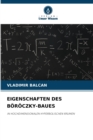 Eigenschaften Des Boroczky-Baues - Book