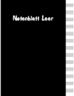 Notenblatt Leer - Book