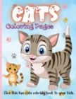 Cats Coloring Pages : Cute cats coloring book for girls with adorable designe. - Book