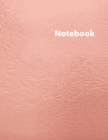 Dot Grid Notebook : Stylish Metallic Pink Print Notebook, 120 Dotted Pages 8.5 x 11 inches Large Journal | Softcover Color Trends Collection - Book