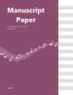 Standard Manuscipt Paper  Notebook : Magenta 120 Page 8.5 x 11 Inch 12 Staff  Blank Sheet Music Notebook for Music Writing - Book