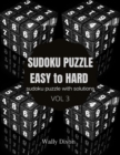 Sudoku puzzle easy to hard sudoku puzzle with solutions vol 3 : WALLY DIXON Sudoku Puzzles Easy to Hard: Sudoku puzzle book for adults Large Print Sudoku Puzzles (Green) - Book