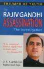 Rajiv Ghandi Assassination : The Investigation - Book