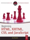 Beginning HTML, XHTML, CSS, and Javascript - Book