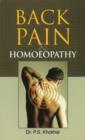 Back Pain & Homoeopathy - Book