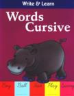 Words Cursive - Book