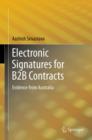 Electronic Signatures for B2B Contracts : Evidence from Australia - eBook