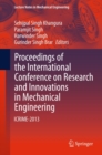 Proceedings of the International Conference on Research and Innovations in Mechanical Engineering : ICRIME-2013 - eBook