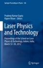 Laser Physics and Technology : Proceedings of the School on Laser Physics & Technology, Indore, India, March 12-30, 2012 - eBook