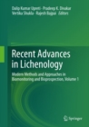 Recent Advances in Lichenology : Modern Methods and Approaches in Biomonitoring and Bioprospection, Volume 1 - eBook