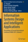 Information Systems Design and Intelligent Applications : Proceedings of Second International Conference INDIA 2015, Volume 2 - eBook