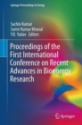 Proceedings of the First International Conference on Recent Advances in Bioenergy Research - Book