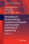 Proceedings of the International Conference on Research and Innovations in Mechanical Engineering : ICRIME-2013 - Book