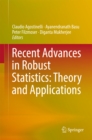 Recent Advances in Robust Statistics: Theory and Applications - eBook