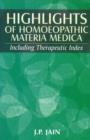 Highlights of Homoeopathic Materia Medica : Including Therapeutic Index -- 2nd Edition - Book