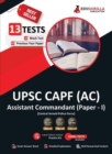 UPSC CAPF AC (Assistant Commandant) Paper-1 Exam 2023 (English Edition) - 10 Full Length Mock Tests and 3 Previous Year Papers (1600 Solved Questions) with Free Access to Online Tests - Book