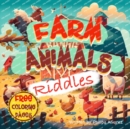 Farm Animals Riddles and Coloring Pages for Kids - Book