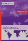 Law in Peace Negotiations - Book
