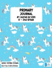 Primary Story Book : Dotted Midline and Picture Space Stylish Unicorn Baby Blue Cover Grades K-2 School Exercise Book Draw and Write 100 Story Pages - ( Kids Composition Note Books ) Durable Soft Cove - Book