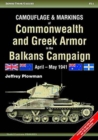 Camouflage and Markings of Commonwealth and Greek Armor in the Balkans Campaign : April - May 1941 - Book