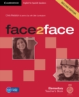 Face2face for Spanish Speakers Elementary Teacher's Book with DVD-ROM - Book