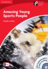 Amazing Young Sports People Level 1 Beginner/Elementary Book with CD-ROM/Audio CD Pack - Book