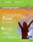 Complete First for Schools for Spanish Speakers Student's Book Without Answers with CD-ROM - Book