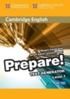 Cambridge English Prepare! Test Generator Level 1 CD-ROM - Book