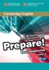 Cambridge English Prepare! Test Generator Level 3 CD-ROM - Book