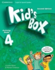 Kid's Box for Spanish Speakers Level 4 Activity Book with CD ROM and My Home Booklet - Book