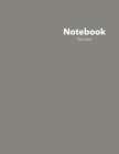 Dot Grid Notebook : Stylish Barnwood Grey Notebook, 120 Dotted Pages 8.5 x 11 inches Large Journal | Softcover  Color Trends Collection - Book