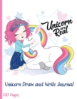 Unicorn Draw and Write Paper for Kids : Grades K-2 Primary Composition Half Page Lined Paper with Drawing Space (8.5 x 11 Notebook), Learn To Write and Draw Journal (Journals for Kids) - Book