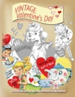VINTAGE Valentines day coloring books for adults : LOVE coloring books for adults Vintage grayscale colring book - Book