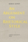 An Argument on Rhetorical Style - Book