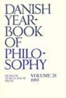 Danish Yearbook of Philosophy : Volume 28 - Book