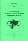 A Brief Introduction to the Aau Flora of Ecuador Information System - Book