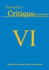 Arsskriftet Critique VI - Book