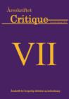 Arsskriftet Critique VII - Book