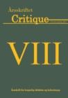 Arsskriftet Critique VIII - Book