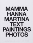 MAMMA HANNA MARTINA TEXT PAINTINGS PHOTOS - Book