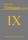 Arsskriftet Critique IX - Book