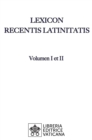 Lexicon Recentis Latinitatis - Book