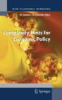 Complexity Hints for Economic Policy - Book