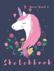 Unicorn Journal and Sketchbook for Girls : Drawing Sketchbook for Kids Amazing 120 Page Kids Notebook for School 8.5x11- Perfect Size for Sketching, Coloring, or Doodling Great Gift for Birthdays - Book