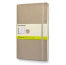 Moleskine Soft Large Khaki Beige Plain Notebook - Book